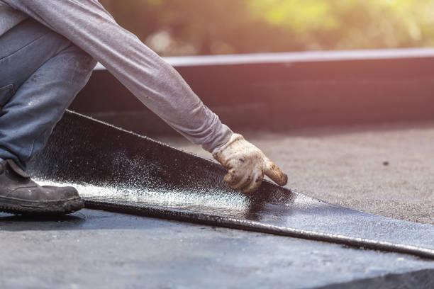 Professional Emergency Waterproofing technician working in Brookeville, MD